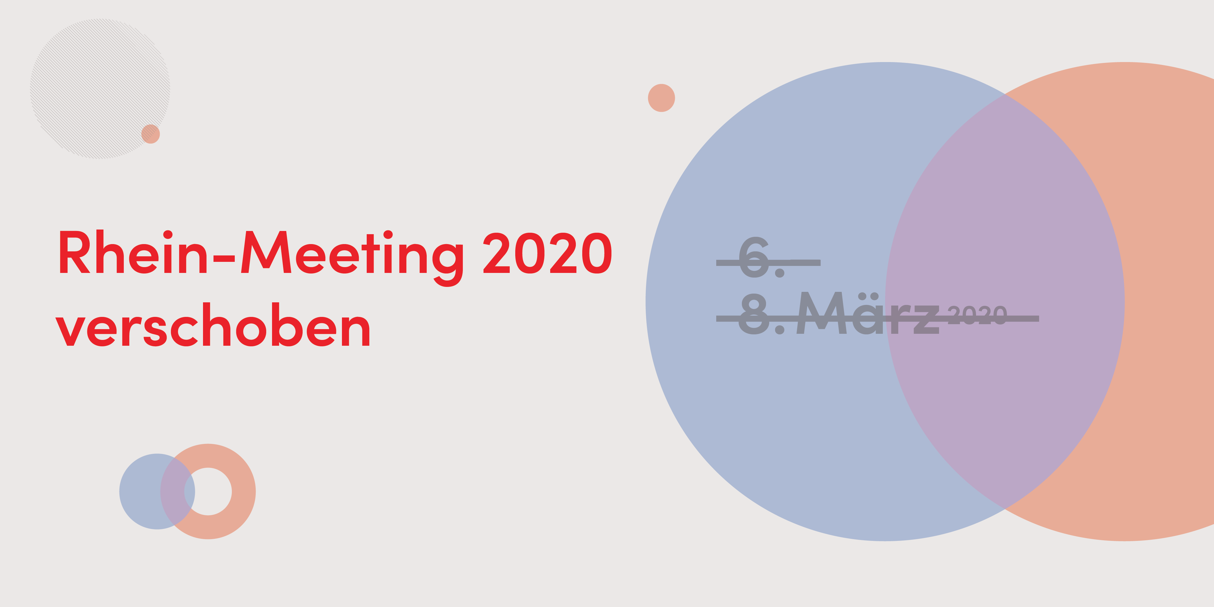 Rhein-Meeting 2020 verschoben
